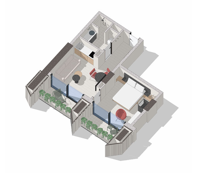 1 Bedroom / Type A
