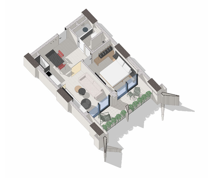 1 Bedroom / Type B