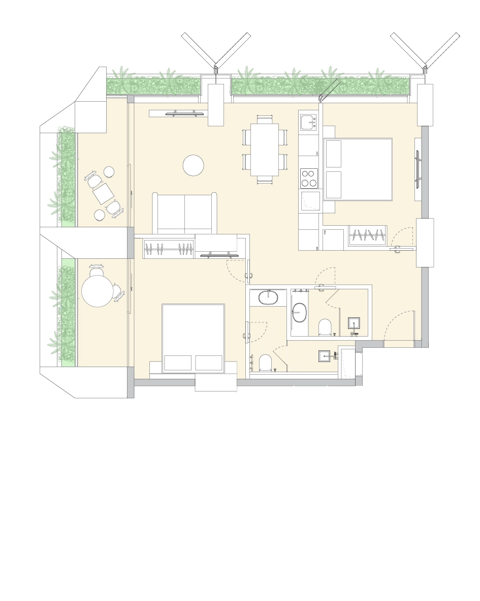 2-bedroom apartment